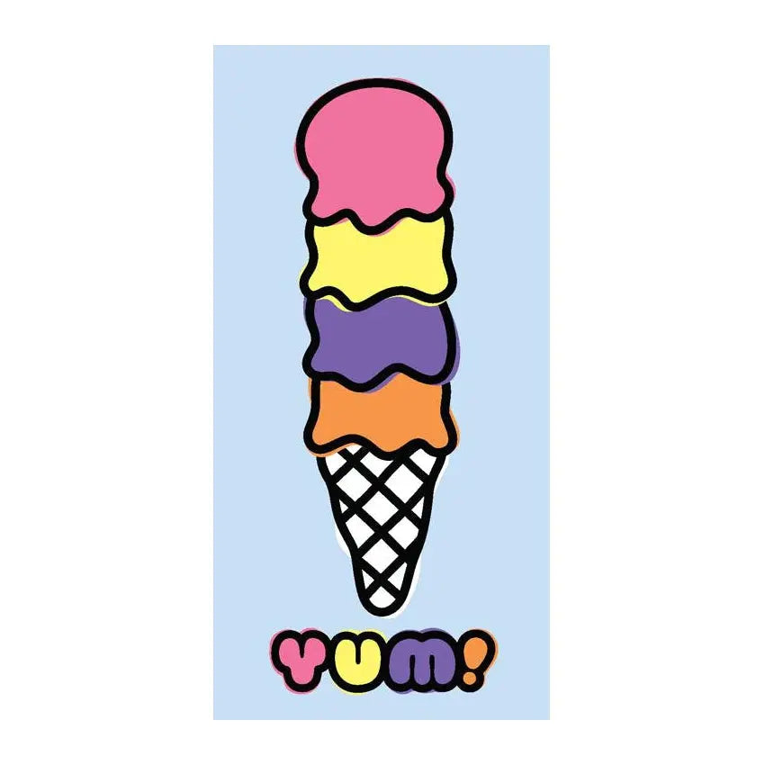 Ice Cream Beach Towel PinkPro Beauty Supply