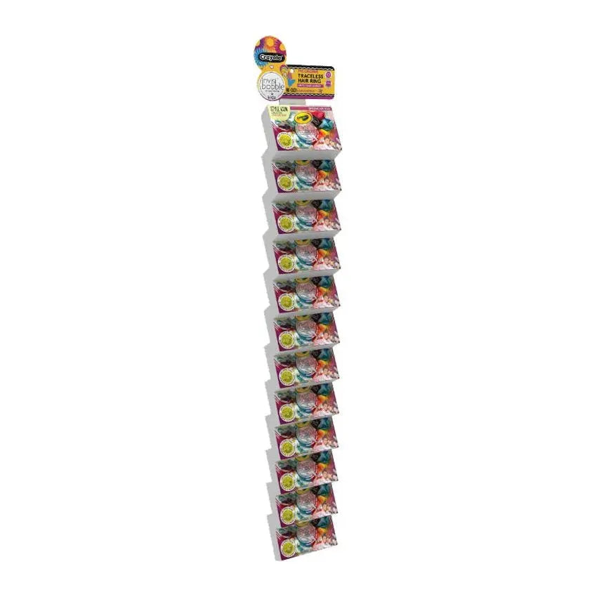 Invisibobble Kids Sprunchie Crayola Clip Strip 12pc Invisibobble