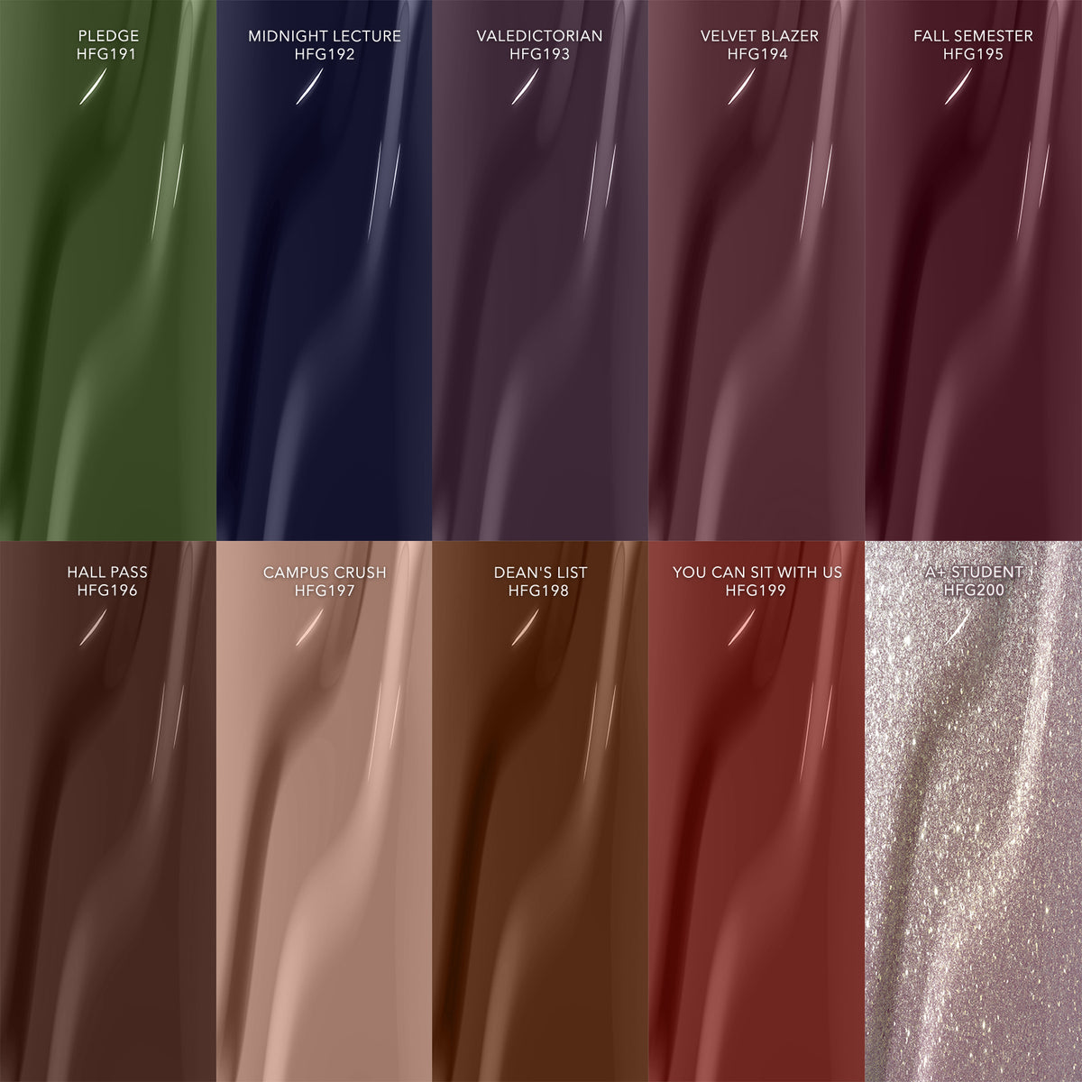 Kiara Sky Gel Pro Ivy League Fall Collection