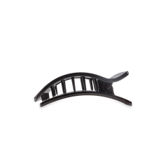 Teleties Rectangle Flat Jet Black Hair Clip Small - PinkPro Beauty Supply