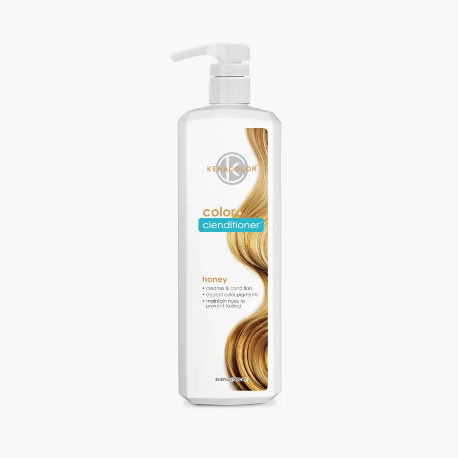 プリスティンpristine カラードポプリン草木染めオールインワン Keracolor Color + Clenditioner Honey 33.8 oz. - PinkPro Beauty Supply