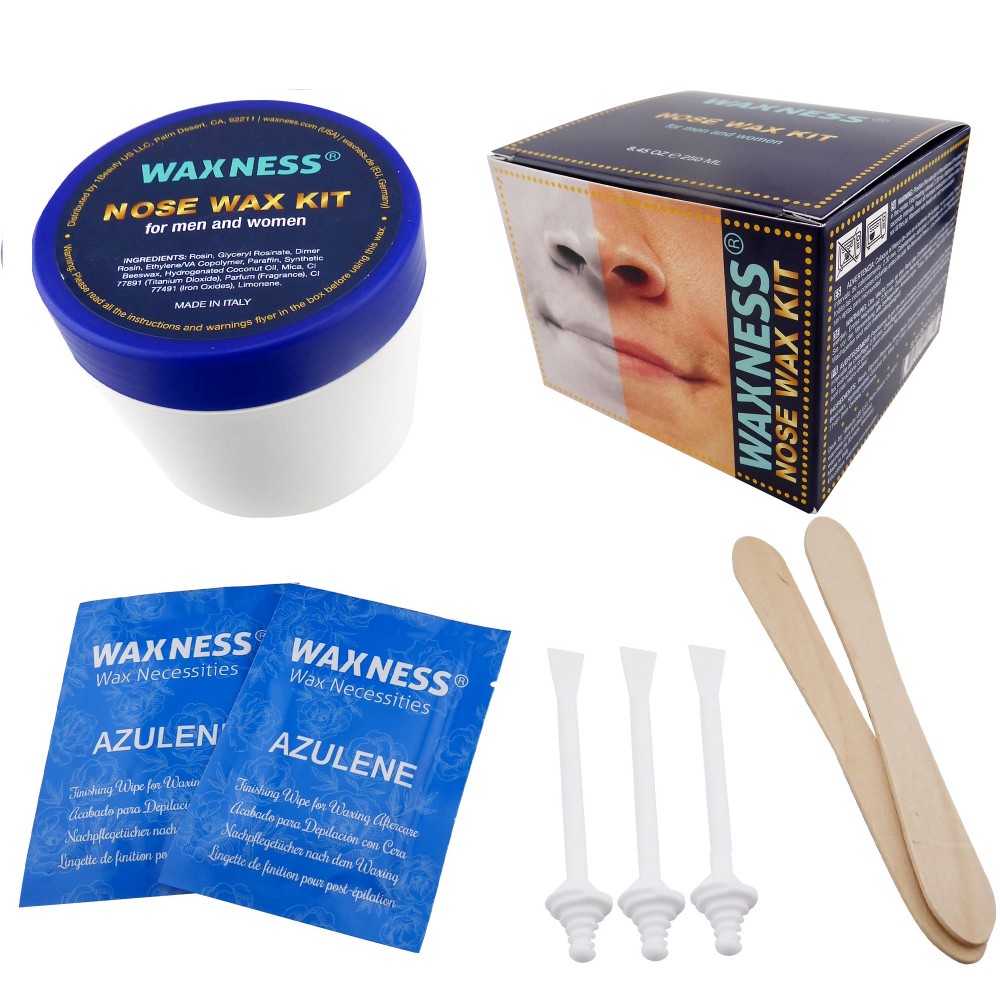 Waxness Microwavable Nose and Face Wax Kit 8.45 oz - PinkPro