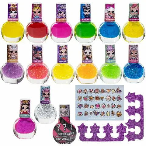 LOL Surprise Girl Peel-Off Nail Polish Activity Set Toys