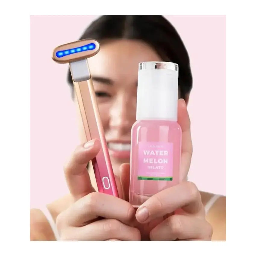 Laduora Blue & Red Light Therapy Kit Rose Pink Laduora