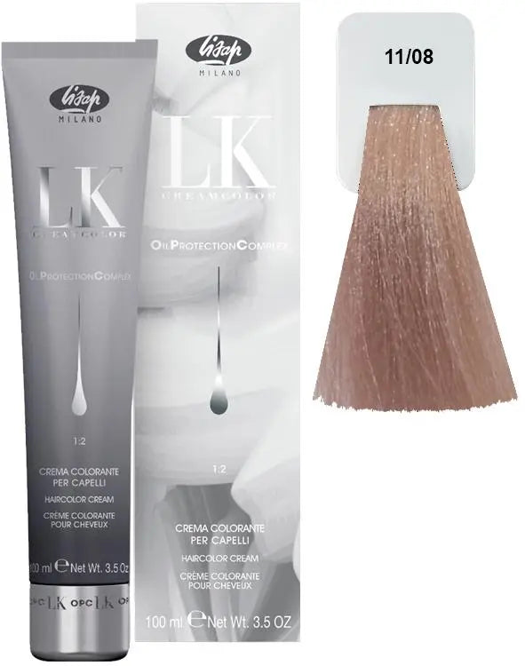Lisap LK OPC Permanent Color 11/08 - PinkPro Beauty Supply