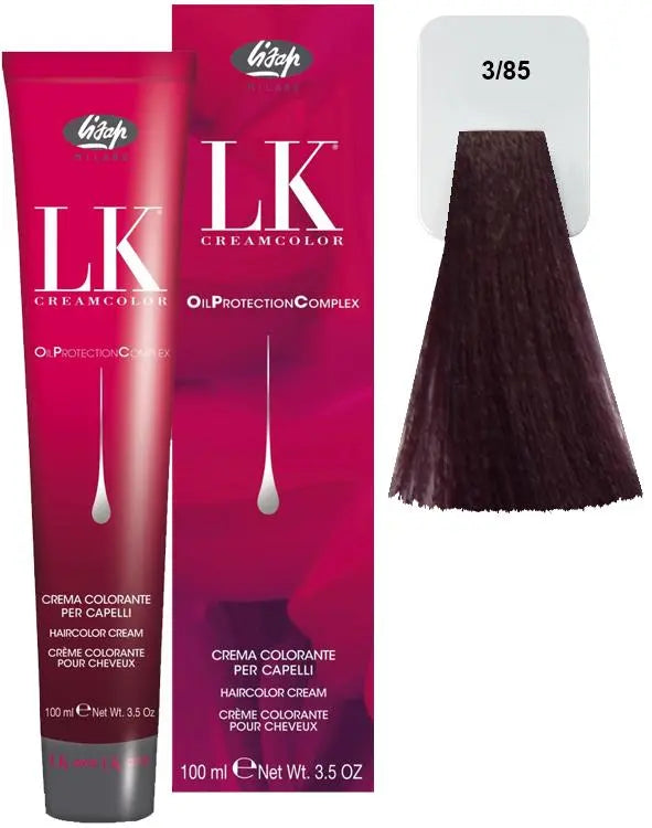 Lisap LK OPC Permanent Color 3/85 - PinkPro Beauty Supply