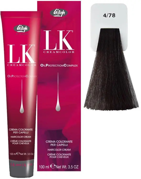Lisap LK OPC Permanent Color 4/78 - PinkPro Beauty Supply