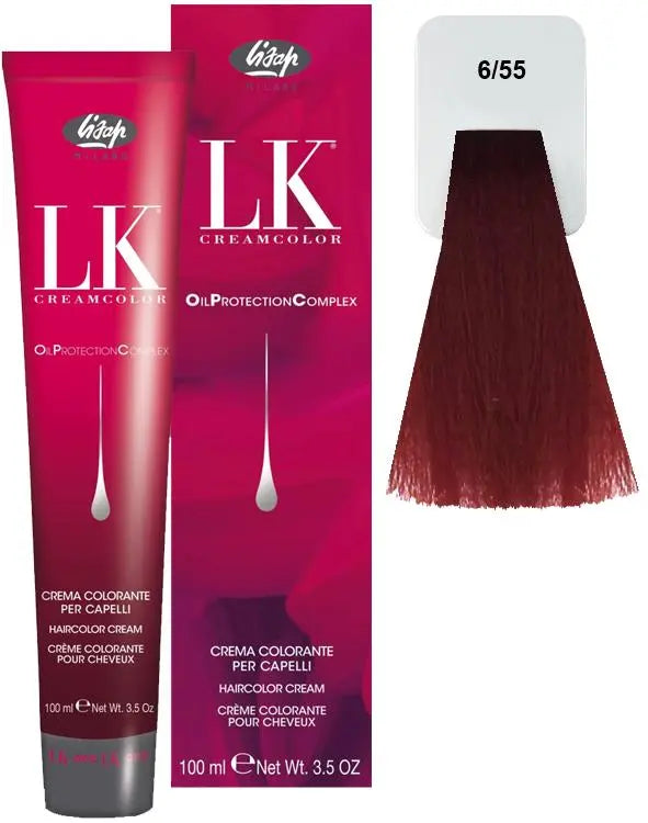 Lisap LK OPC Permanent Color 6/55 - PinkPro Beauty Supply