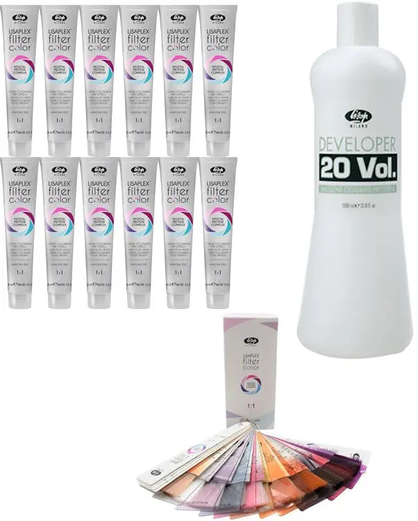 Lisap Lisaplex Filter Color 12 Piece Stylist Intro Lisap