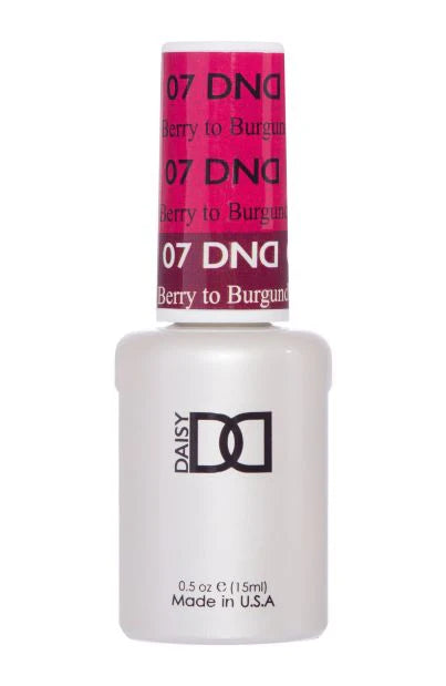 DND DC Gel Mood Change Berry to Burgundy .5 oz.