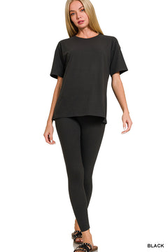 Zenana Apparel Set Microfiber Round Black - PinkPro Beauty Supply