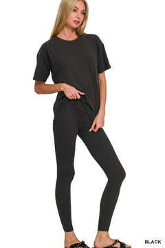 Zenana Apparel Set Microfiber Round Black - PinkPro Beauty Supply