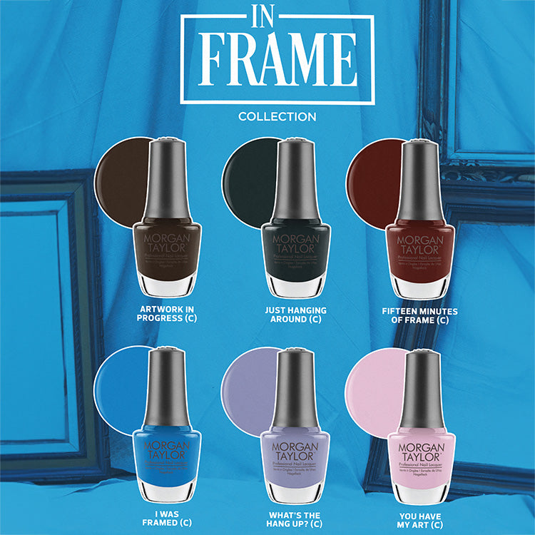 Morgan Taylor Nail Lacquer In Frame Collection 12 Piece Display