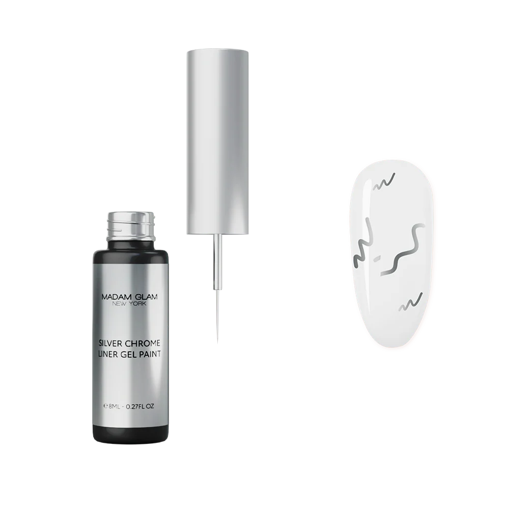 Madam Glam Gel Liner Silver Chrome 0.27 oz