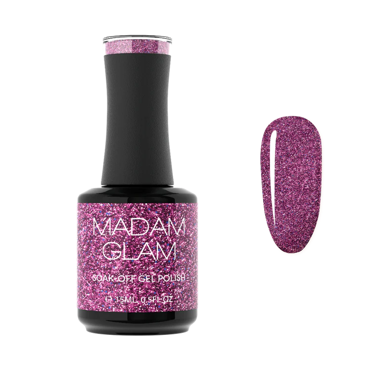 Madam Glam Gel Color Midnight Tinsel 0.5 oz.