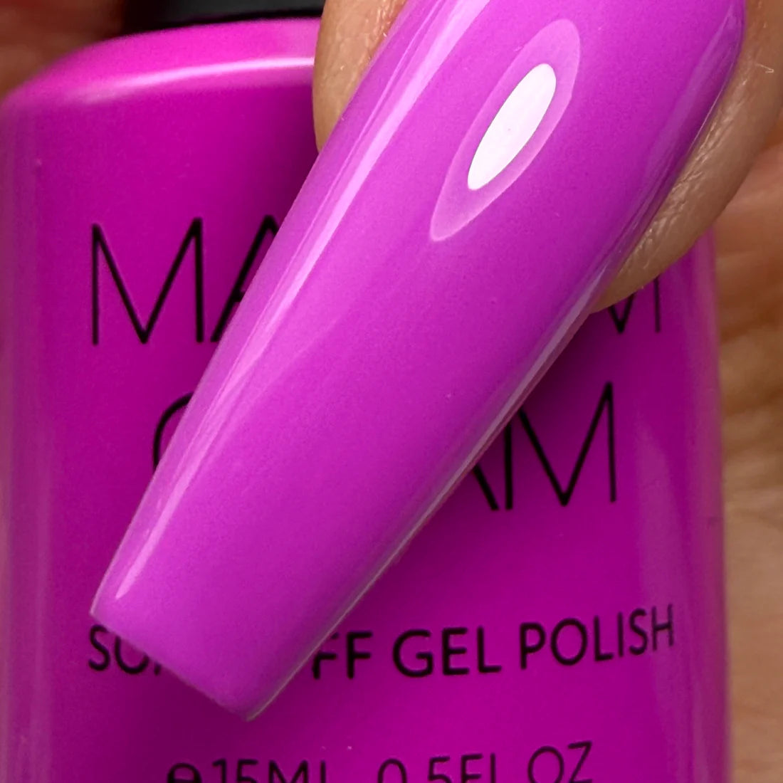 Madam Glam Gel Color Purple Buzz 0.5 oz.