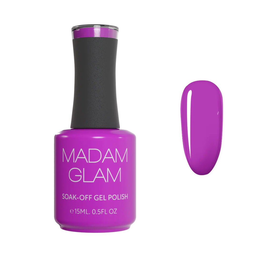 Madam Glam Gel Color Purple Buzz 0.5 oz.