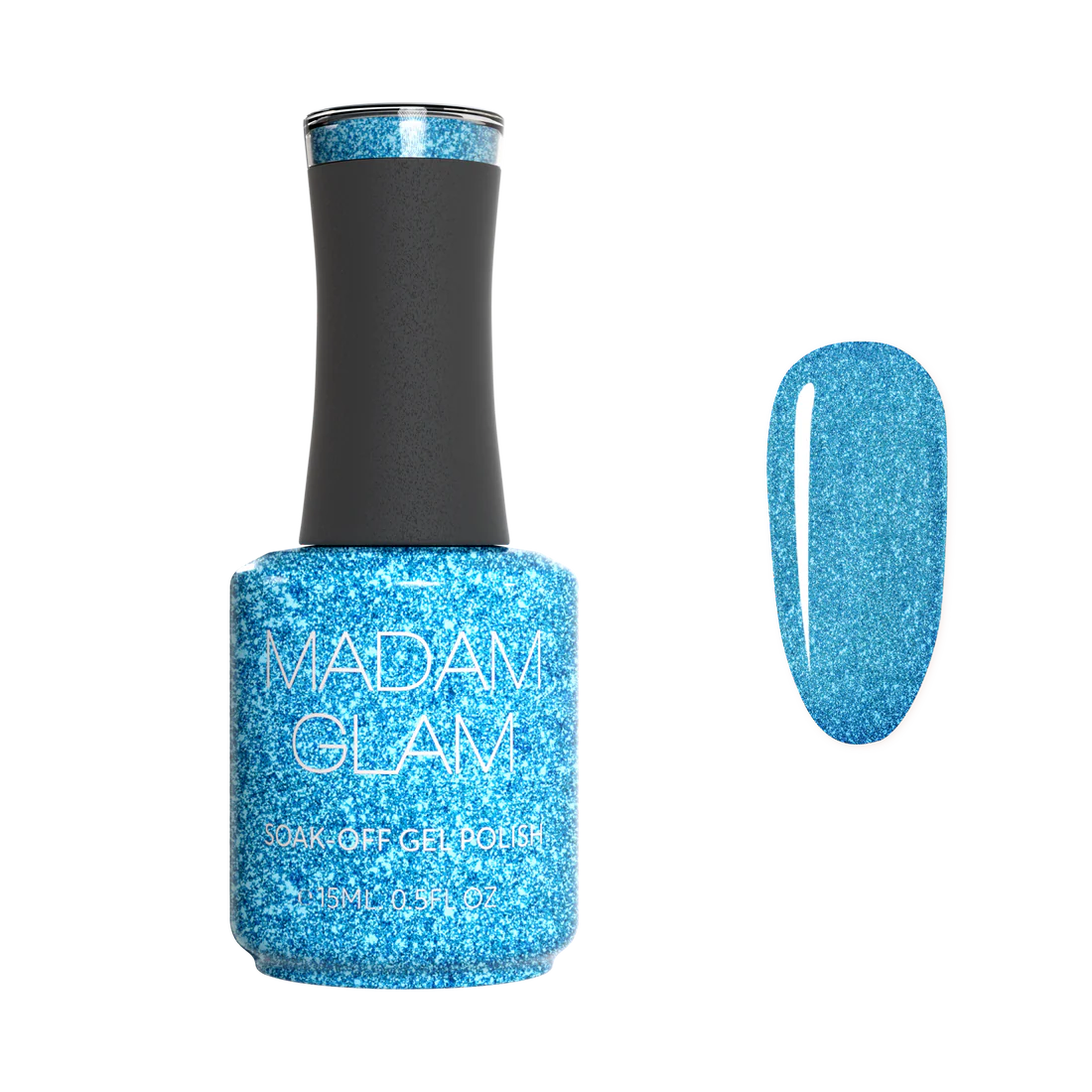 Madam Glam Gel Color Aqua Shine 0.5 oz.