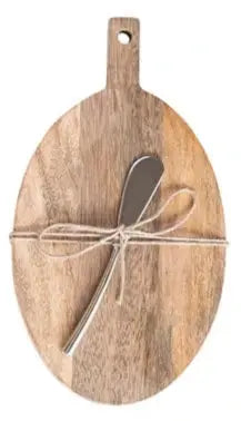 Mango Wood Cheese/Cutting Board Gift