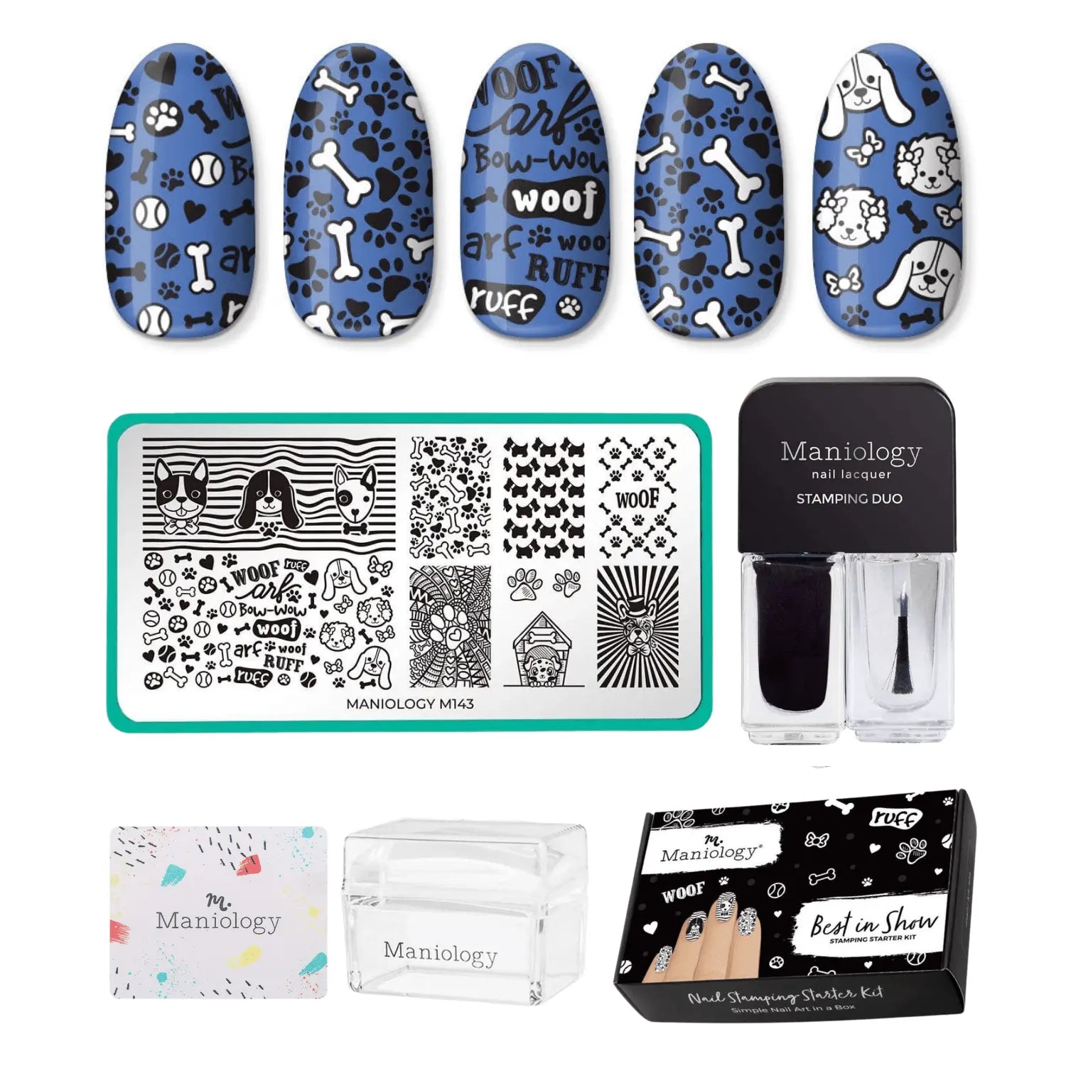 Maniology Best in Show: Dog-Themed Nail Stamping Starter Kit Maniology