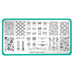 Maniology Bows & Ribbons Nail Stamping Plate - PinkPro Beauty Supply