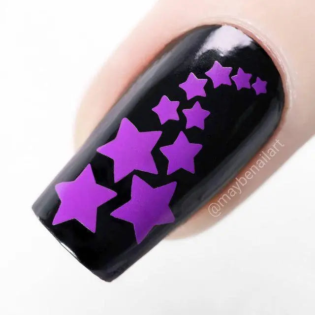 Maniology Classic Beauty Hearts + Stars - Nail Stamping Plate Maniology