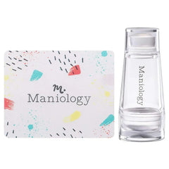 Maniology Clear Stamper Collection - Mini Dual Ended Clear Nail Art Stamper + Scraper Card Maniology