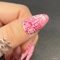 Maniology Love Letters Nail Stamping Plate - PinkPro Beauty Supply