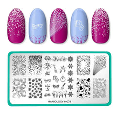 Maniology New Year Cheer - Nail Stamping Plate Maniology