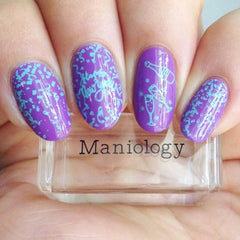 Maniology New Year Cheer - Nail Stamping Plate Maniology