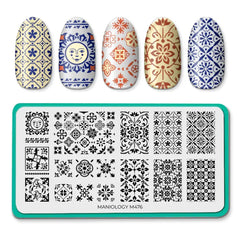 Maniology Talavera Nail Stamping Plate Maniology