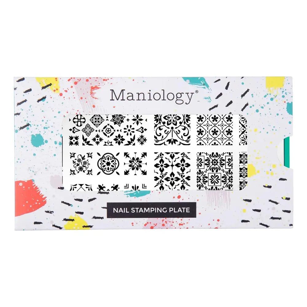 Maniology Talavera Nail Stamping Plate Maniology