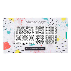 Maniology Talavera Nail Stamping Plate Maniology