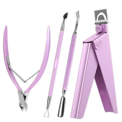 MelodySusie Acrylic Nail Clippers 4 in 1 Kit - Purple MelodySusie