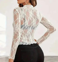 Mesh Lace Top Easel