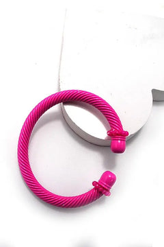 Metal Cable Cuff Bracelet PinkPro Beauty Supply