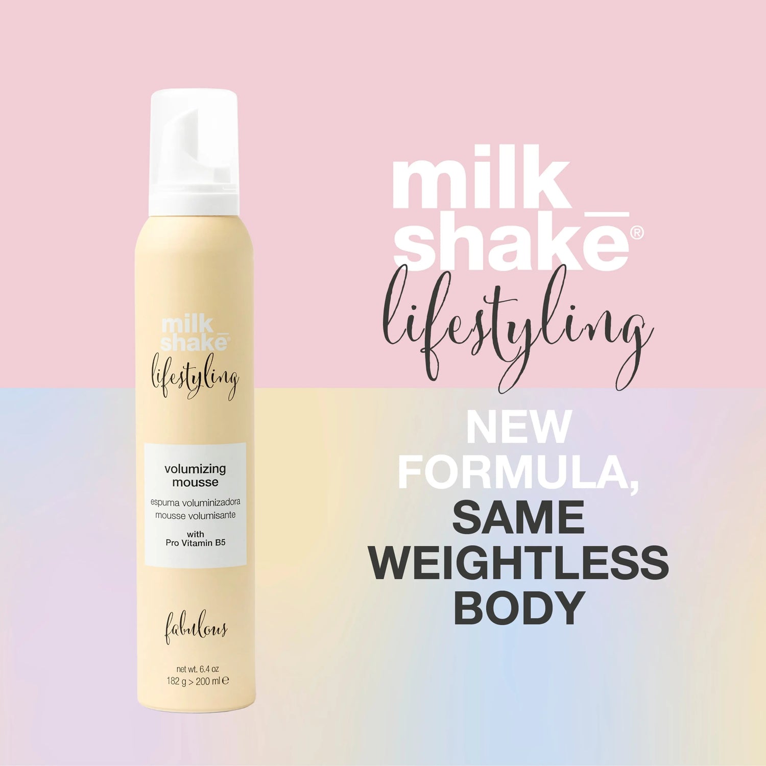 Milk_Shake Lifestyling Volumizing Mousse 6.4 oz. Milk_Shake