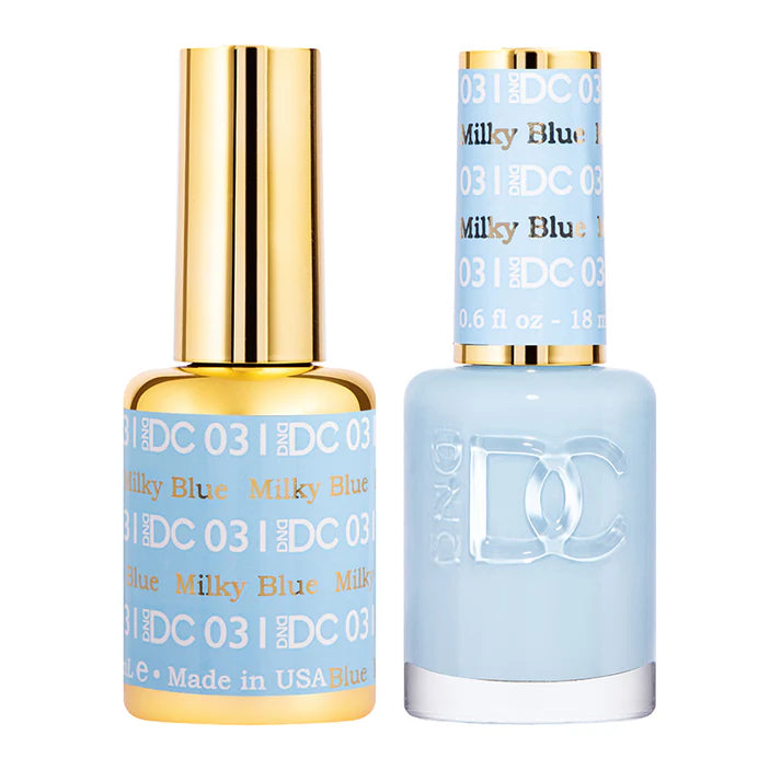 DND DC Duo Milky Blue #031 0.5 oz.