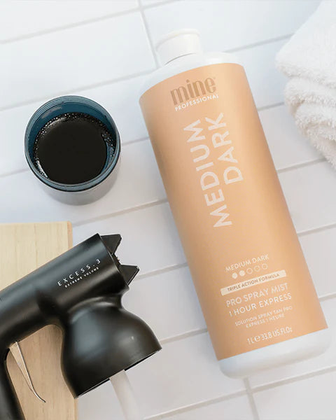 MineTan Medium Dark Pro Spray Mist - 33.8 oz.