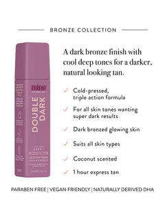 MineTan Double Dark Self Tan Mousse MineTan