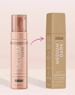 MineTan Medium Dark Self Tan Mousse MineTan