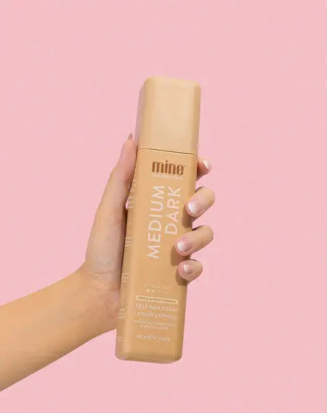 MineTan Medium Dark Self Tan Mousse MineTan