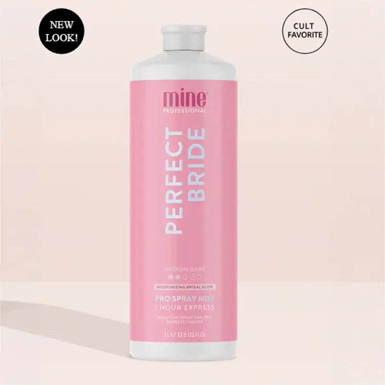 MineTan Perfect Bride Pro Spray Mist - 33.8 oz. - PinkPro Beauty