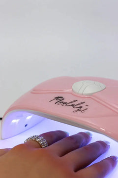 Mini Mani Moo! Portable Pink Bow LED Lamp PinkPro Beauty Supply