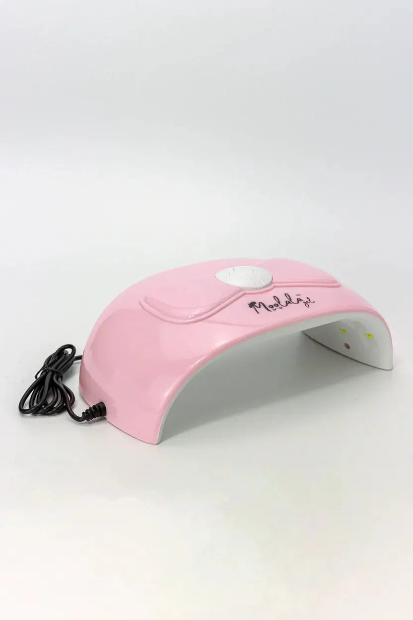 Mini Mani Moo! Portable Pink Bow LED Lamp PinkPro Beauty Supply