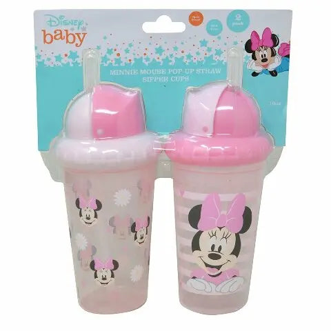 Minnie 2pk Straw Sipper Cup Toys