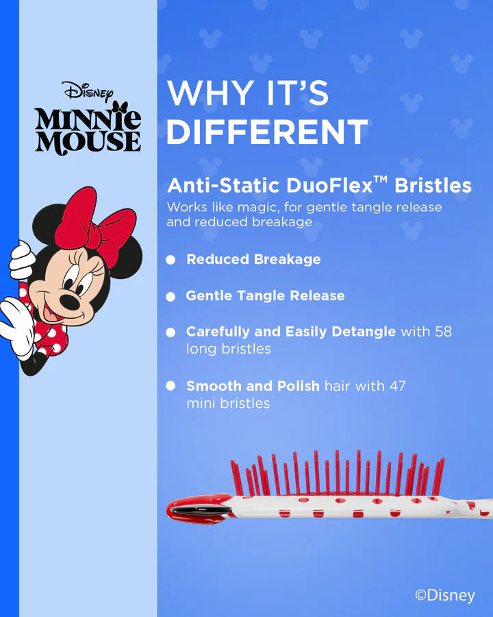 UNbrush Disney Detangling Brush - Minnie Mouse