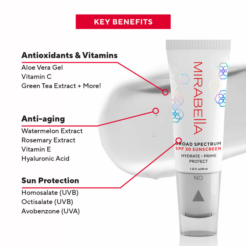 Mirabella Hydrate Prime Protect SPF 30