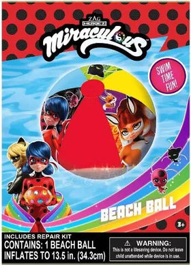 Miraculous What Kids Want Ladybug Inflatable Beach Ball - PinkPro ...