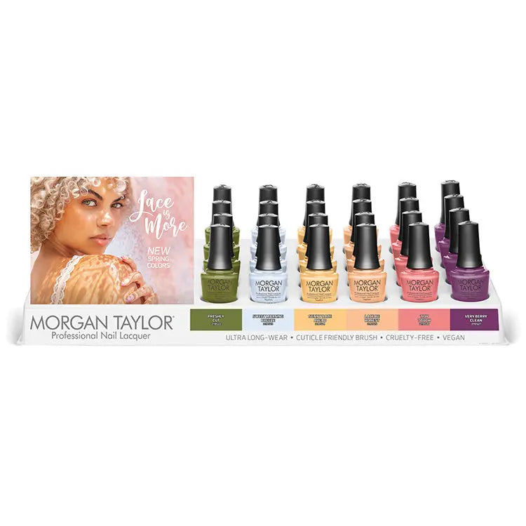 Morgan Taylor Nail Lacquer Lace Is More 24 Piece Collection Gelish & Morgan Taylor